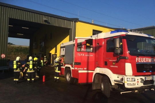 Freiwillige Feuerwehr Krems/Donau - Rauchmelder verhindert Grobrand im Industrieobjekt