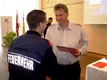 im Bild: Markus Fasching und Landesfeuerwehrkommandant-Stellvertreter Armin Blutsch